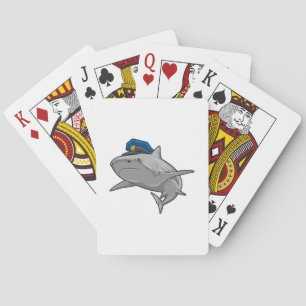 Jeu De Cartes Requin en tant que policier Police