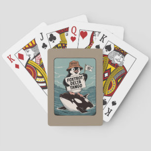 Jeu De Cartes Résister à l'activisme des manchots Protestation v