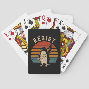 Jeu De Cartes Résistez Aux Manifestations De Pingouins Contre Le