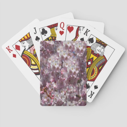 Jeu De Cartes Ressort en rose (dos)