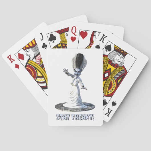 Jeu De Cartes Restez bizarres ! Épouse de Frankenstein (dos)