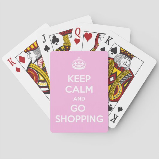 Jeu De Cartes Restez calme et allez faire du shopping (dos)