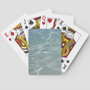 Jeu De Cartes Résumé d'eau des Caraïbes Bleu Nature