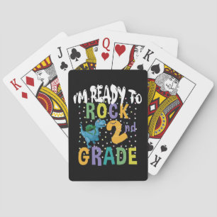 Jeu De Cartes Retour à l'école Je suis prêt à rocker 2e année Di