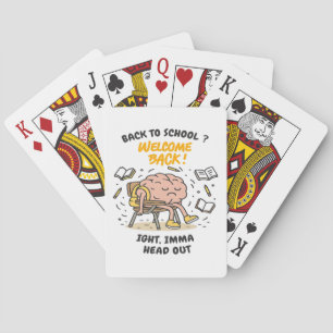 Jeu De Cartes Retour au cerveau scolaire – D'accord, je me tire