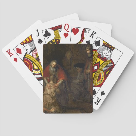 Jeu De Cartes Retour du Prodigal Son, c.1668-69 (dos)