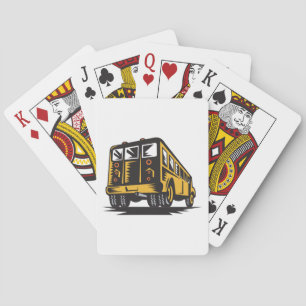 Jeu De Cartes Retour D'Un Bus D'École