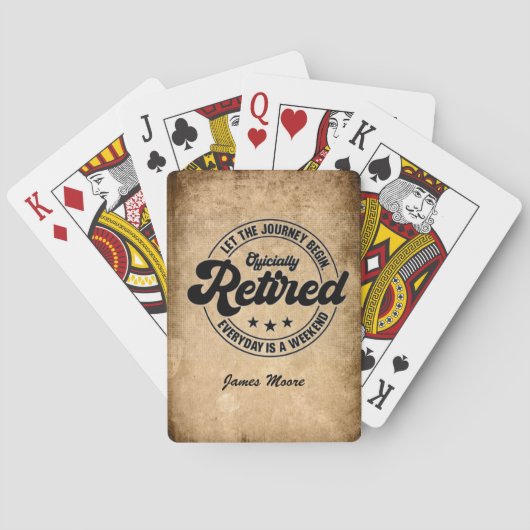 Jeu De Cartes Retraite (dos)