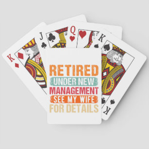 Jeu De Cartes Retraité 2024 Sous Nouvelle Gestion Voir Femme Pou