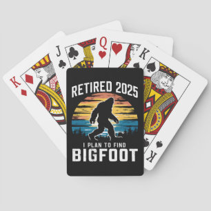 Jeu De Cartes Retraité 2025 Je Prévois De Trouver Bigfoot Retrai