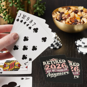 Jeu De Cartes Retraité 2026 Plus Mon Problème Fleurs