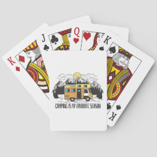 Jeu De Cartes Retraite en montagne en camping-car