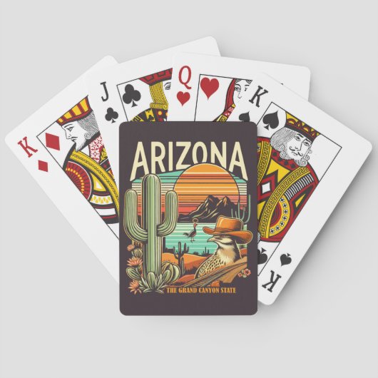 Jeu De Cartes Retro Arizona (dos)