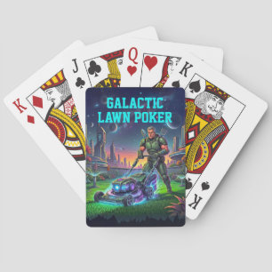 Jeu De Cartes Rétro Astronaute Sci-Fi Art de Jardin Galactique e