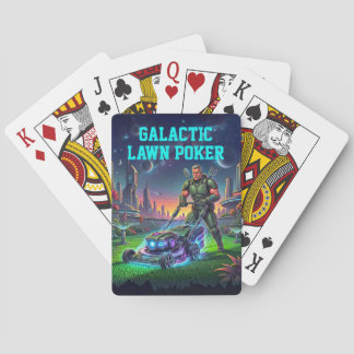Jeu De Cartes Rétro Astronaute Sci-Fi Art de Jardin Galactique e
