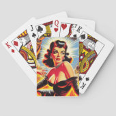 Jeu De Cartes Retro Devilish Pinup (dos)