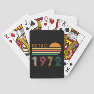 Jeu De Cartes Rétro Fait En 1972 Anniversaire 50 Ans