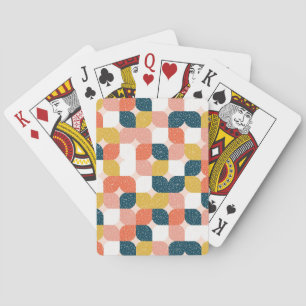 Jeu De Cartes Rétro motif géométrique de Bauhaus