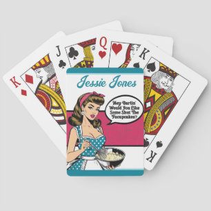 Jeu De Cartes Retro Pinup_ Hey Darlin