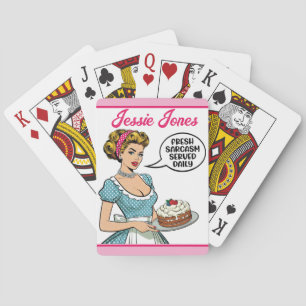 Jeu De Cartes Retro Pinup_ servi tous les jours