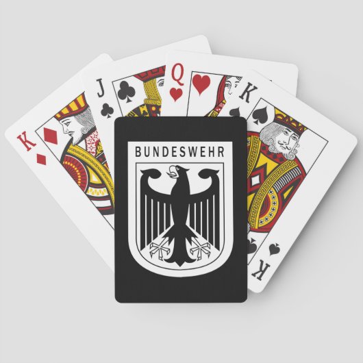 Jeu De Cartes Retro - République fédérale d'Allemagne Bundeswehr (dos)
