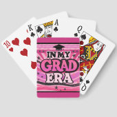 Jeu De Cartes Retro Rose Élégant Amusement Dans Ma Citation De L (Verso)