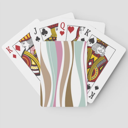 Jeu De Cartes Rétros rayures (dos)