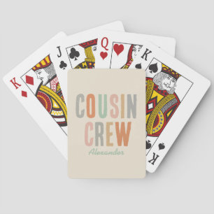 Jeu De Cartes Réunion de la famille Boho de l'équipage du cousin
