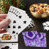 Jeu De Cartes Rêves de fleurs violettes (In Situ)