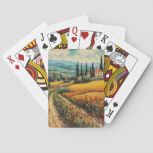 Jeu De Cartes Rêves toscans dorés
