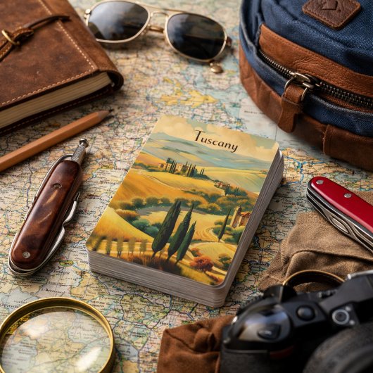 Jeu De Cartes Rêves toscans dorés