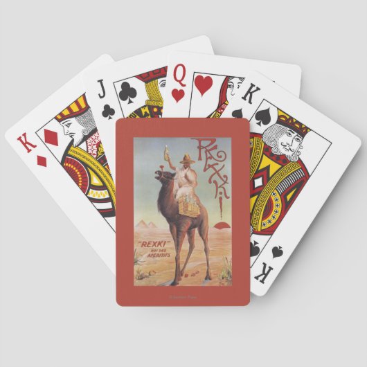 Jeu De Cartes Rexki - roi de avant des liqueurs de dîner (dos)