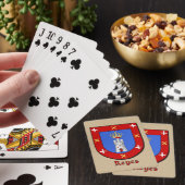 Jeu De Cartes Reyes Bouclier héraldique (In Situ)
