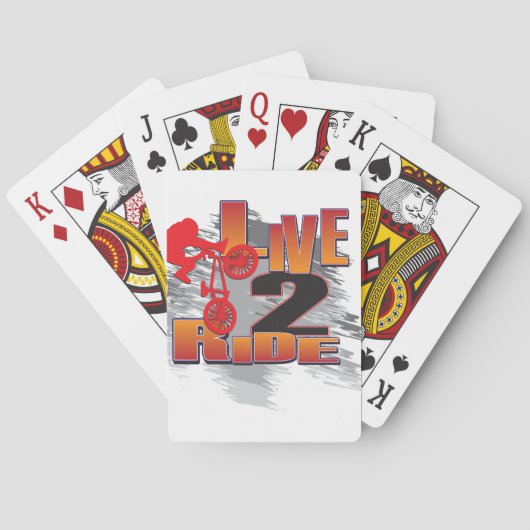 Jeu De Cartes Ride 2 Vélo BMX Live (dos)
