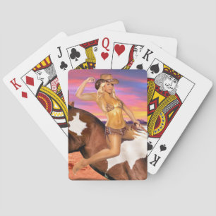 JEU DE CARTES RIDE’M BRONCO COWGIRL