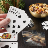 Jeu De Cartes Rivage au coucher du soleil (In Situ)