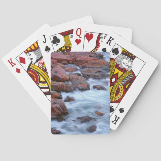 Jeu De Cartes Rivage rocheux avec de l'eau, Canada (dos)