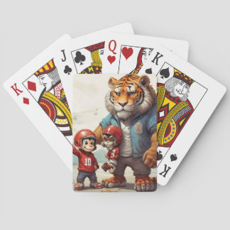 Jeu De Cartes Rivalité du singe Tigre de football de la jungle d