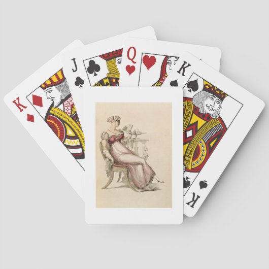 Jeu De Cartes Robe de soirée ou robe de bal, assiette de mode de (dos)