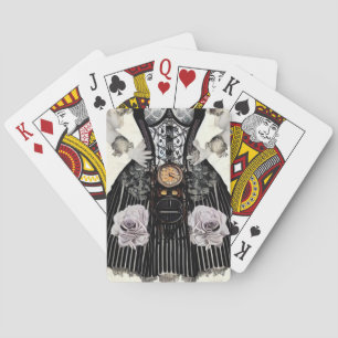 Jeu De Cartes Robe vintage Steampunk Corset