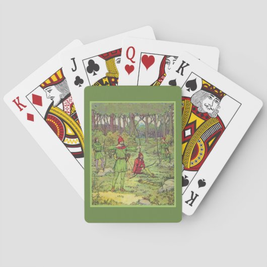 Jeu De Cartes Robin des Bois dans la forêt  (dos)