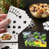 Jeu De Cartes Robot Invasion - Art de science-fiction (In Situ)