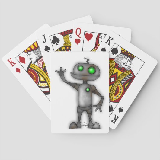 Jeu De Cartes Robot jouant aux cartes (dos)