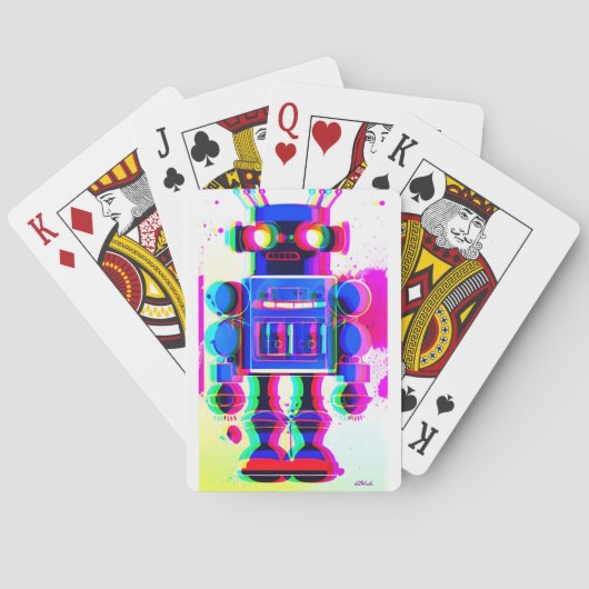 Jeu De Cartes Robot Suspect numéro 4 (dos)