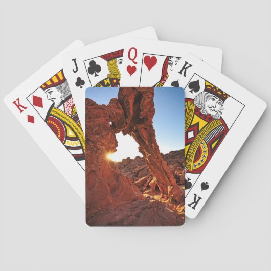Jeu De Cartes Roche d'éléphant dans la vallée du feu (dos)