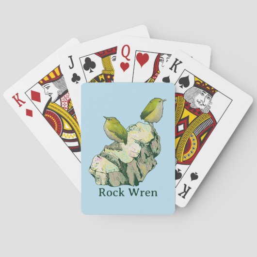Jeu De Cartes Rock Wen birds Nouvelle-Zélande (dos)