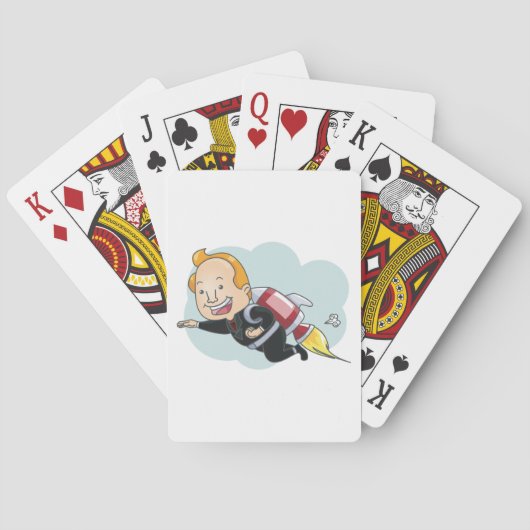 Jeu De Cartes Rocket Man (dos)