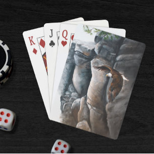 Jeu De Cartes Rocks de vol de Bald Eagle