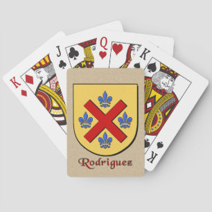 Jeu De Cartes Rodriguez Bouclier héraldique