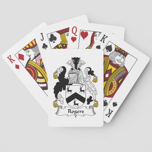 Jeu De Cartes Rogers Family Crest (dos)